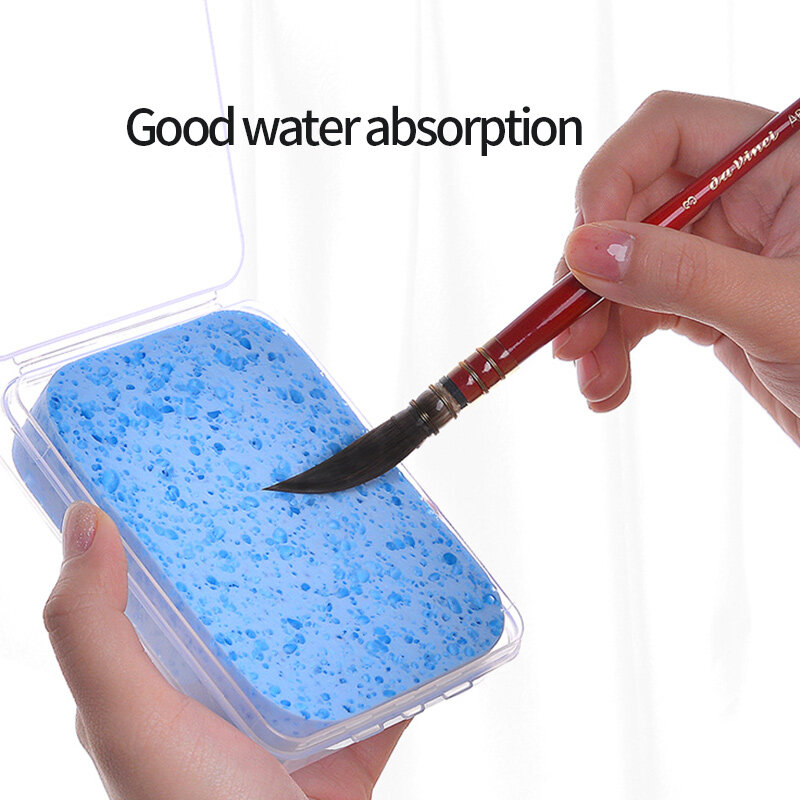 สีน้ำภาพวาดดูดซับน้ำฟองน้ำกล่องอุปกรณ์ศิลปะ Gouache Strong Kitchen Magic Rag ทำความสะอาดห้องน้ำเครื่องมือล้า...