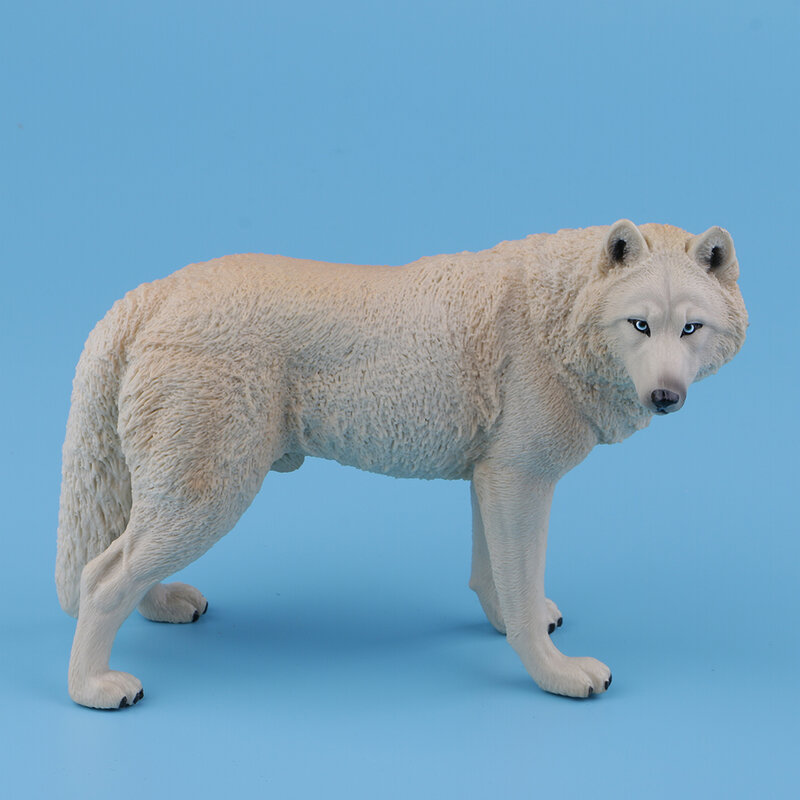 Symulacja Model zwierzęcia wilka rysunek dzieci opowiadanie i nauczanie rekwizyty