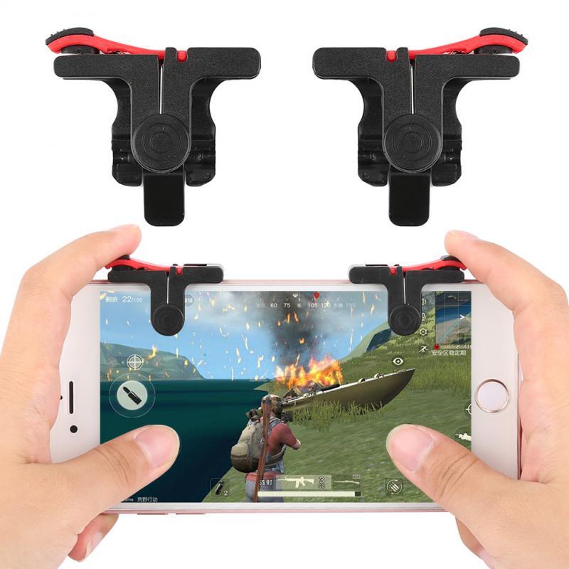 Mobiele Telefoon Gamepad Trigger Pubg Game Shooter Controller Fire Knop Handvat L1R1 Voor Iphone Android Telefoon Games Accessoires