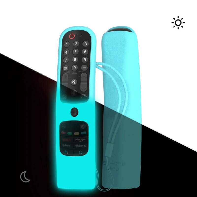 SIKAI ซิลิโคนป้องกันรีโมทคอนโทรลสำหรับ LG Smart TV AN-MR21สำหรับ LG OLED TV Magic Remote AN MR21GA Remote กรณี