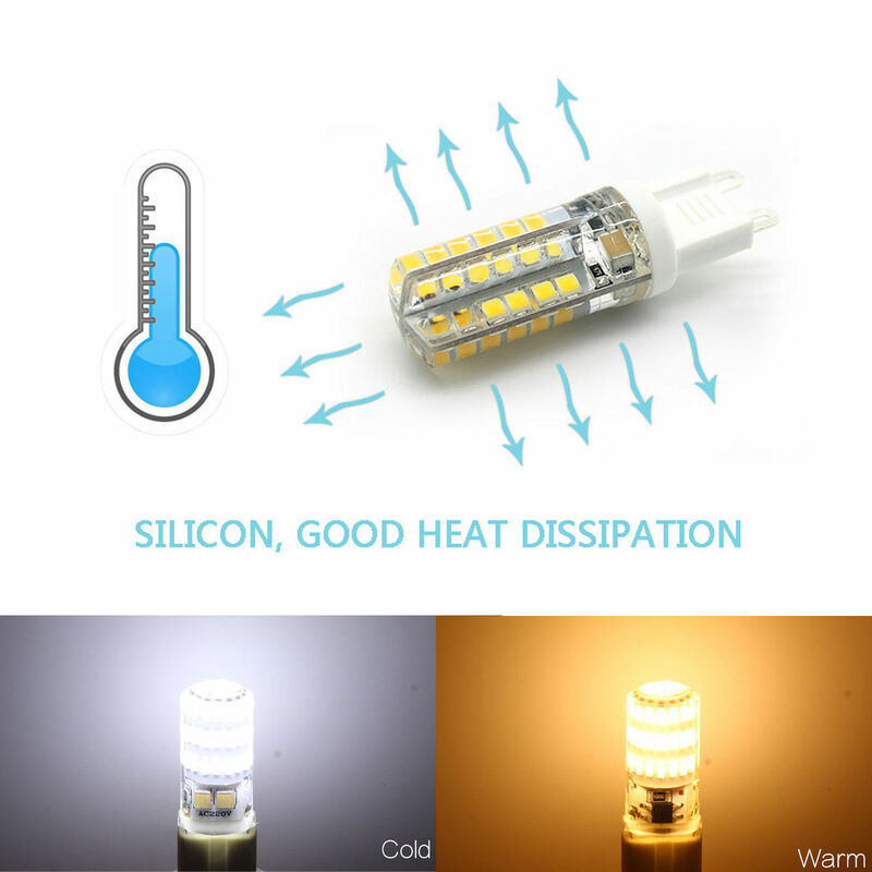 Mini bombilla LED G9, 7W, 9W, 10W, 12W, CA 220V, SMD 3014, foco de iluminación de araña, reemplazo de lámparas halógenas, lámpara LED de alta calidad