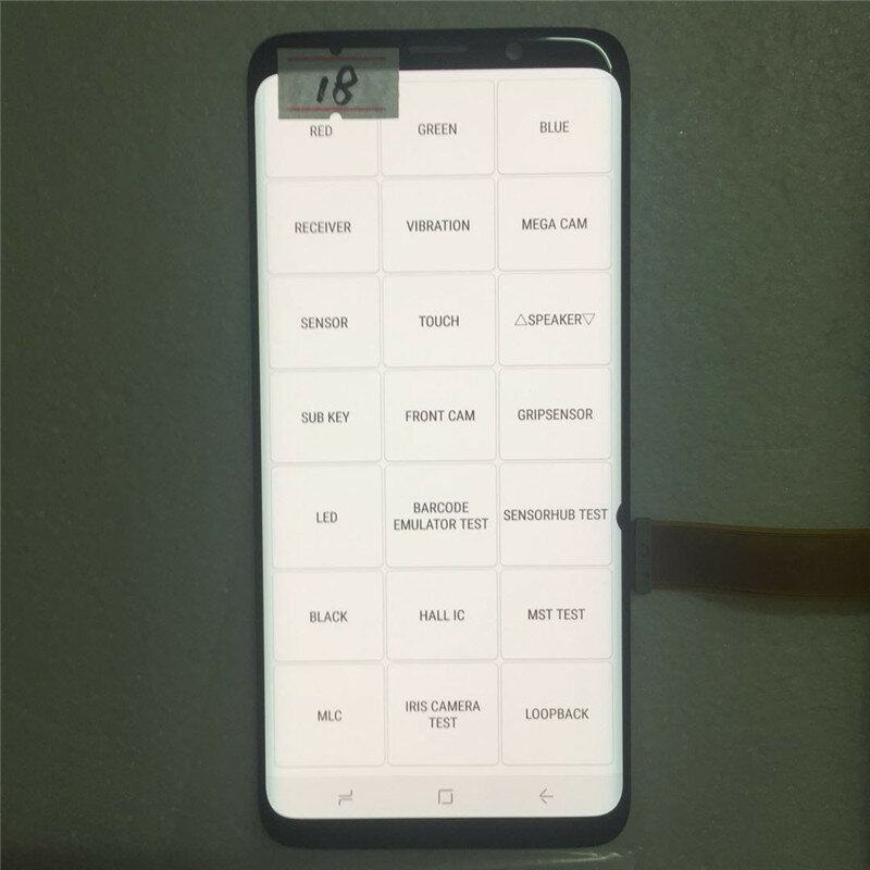 Оригинальный AMOLED дисплей для SAMSUNG Galaxy S9 LCD G960 G960F дисплей сенсорный экран Запасные части