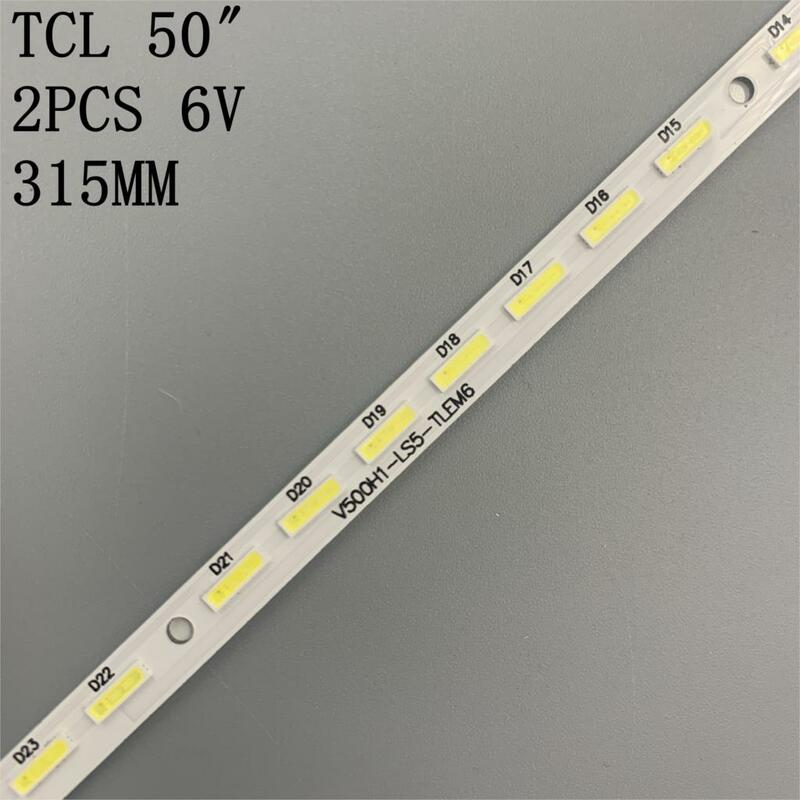 Tira de LED para iluminación trasera para L500H1-4EB V500H1-LS5-TLEM4 V500H1-LS5-TREM4 V500H1-LS5-TLEM6 V500H1-LS5-TREM6 L50E5090-3D V500HK1-LS5