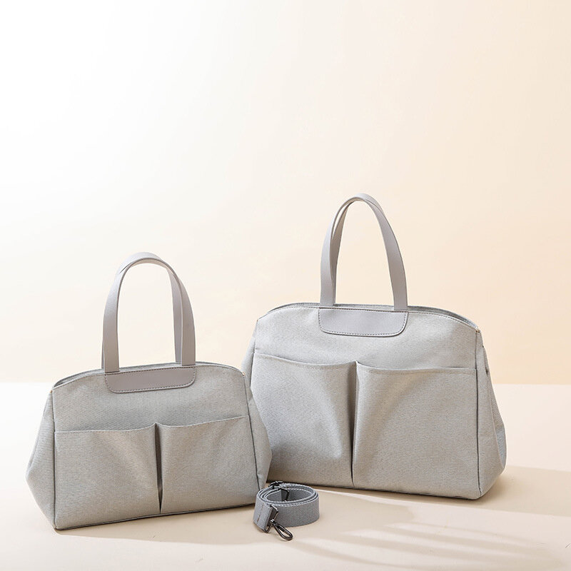 Водонепроницаемая сумка для детских подгузников из ткани Оксфорд, модная дорожная женская сумка для мам и мам, большая емкость, сумка для по...