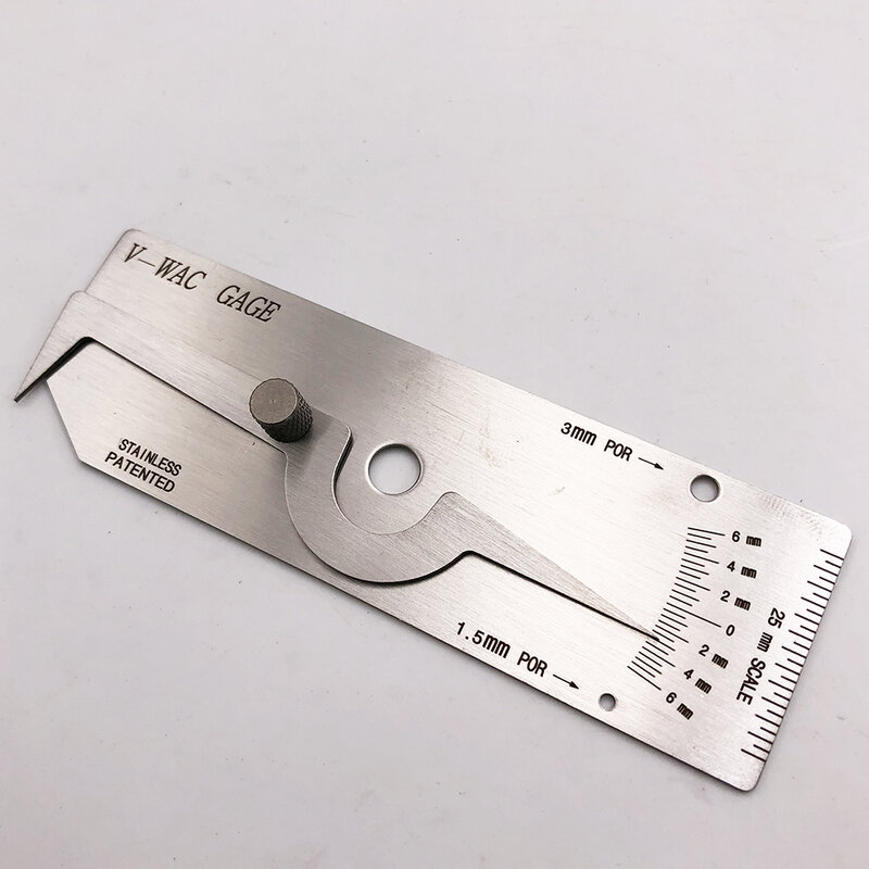 13 peças de aço inoxidável ferramentas de solda medida kits calibre inspeção solda gage combinar kit régua solda