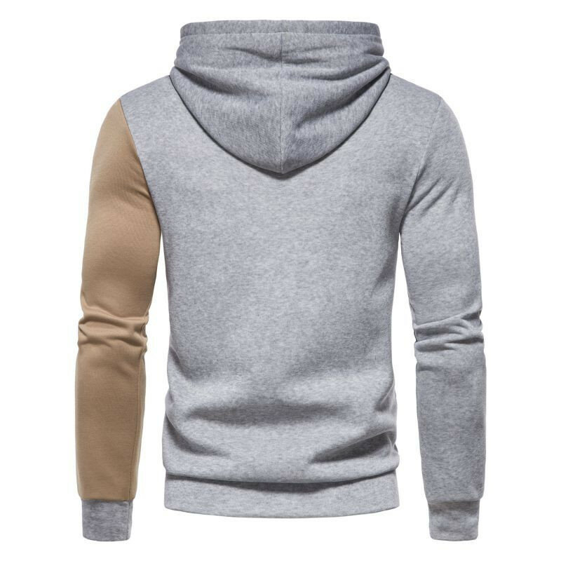 2021 outono inverno homens hoodies novo tamanho europeu casual com capuz sweatershirt masculino costura topos