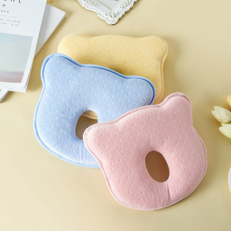 Cuscini per neonati in Memory Foam cuscini traspiranti per bambini per prevenire la testa piatta cuscino ergonomico per neonati cuscino per neonati 0 ~ 12M