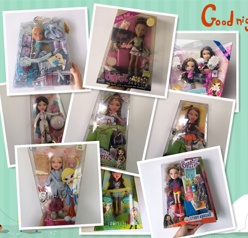 ホット販売ファッションアクションフィギュアブラッツbratzillaz人形ドレスuo玩具ままごとのおもちゃの複数の選択肢最高の贈り物波2