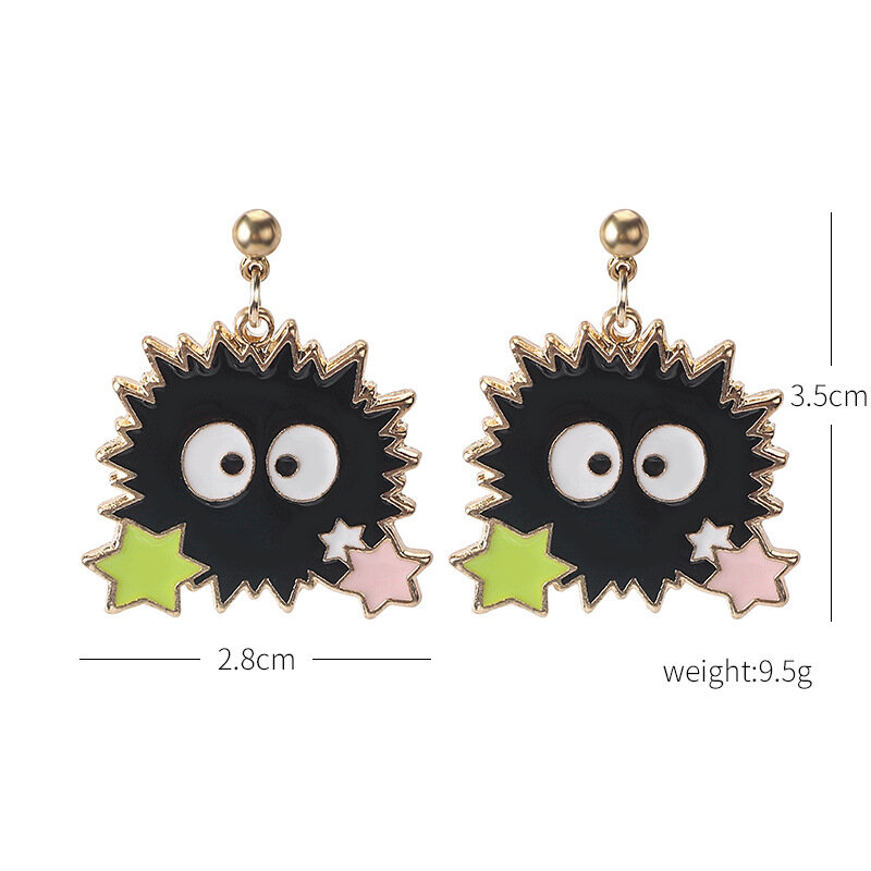 Hallo Miss Cartoon Anime Chihiros Geist Ohrringe Mode Kreative Persönlichkeit Alloy Stud Ohrringe Ohrringe Schmuck Geschenke
