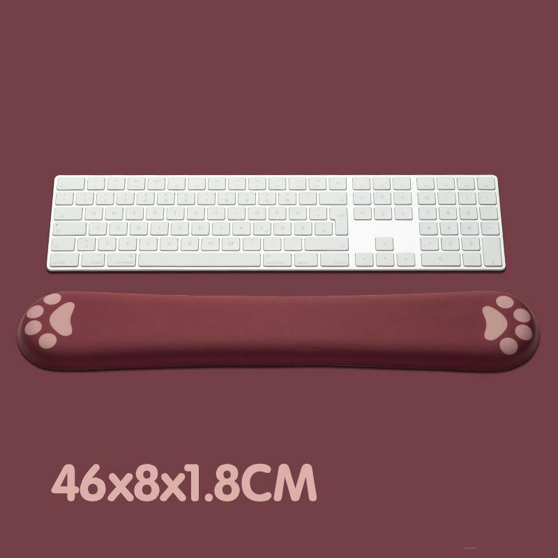 Katze Klaue Speicher Schaum Tastatur Hand Unterstützung Handgelenk Maus Pad Cartoon Kreative Mädchen Büro Handgelenk Pad