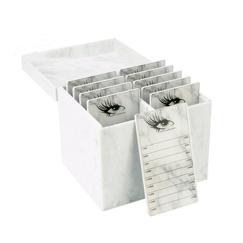 Caja de almacenamiento de pestañas postizas, organizador de maquillaje de 10 capas, pegamento, soporte para Pallet, herramienta de extensión de injerto, novedad de 2020
