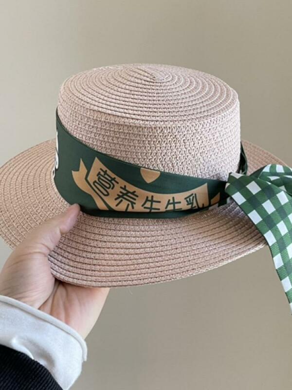 Лидер продаж, летняя детская шляпа для девочек, модная универсальная пляжная шляпа от солнца