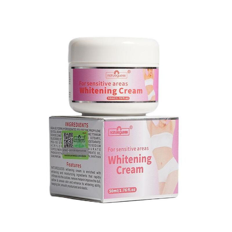 50G Whitening Cream Bleken Gezicht En Lichaam Geslachtsdelen Whitening Cream Onderarm Whitening Cream Benen Knieën Body Witte Crème