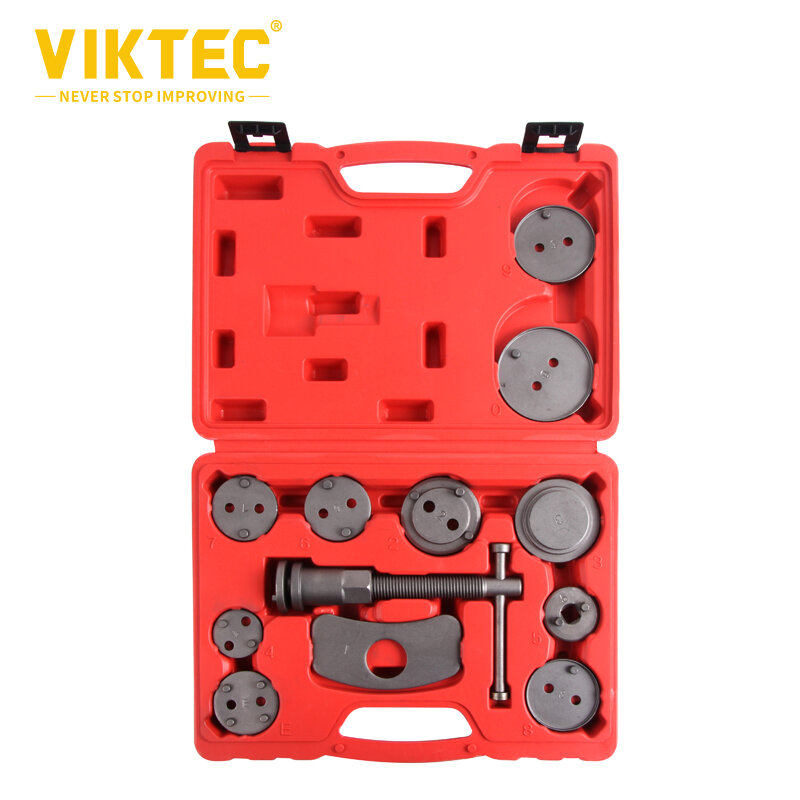 Kit de herramientas de freno de pistón VT01025A, 12 piezas