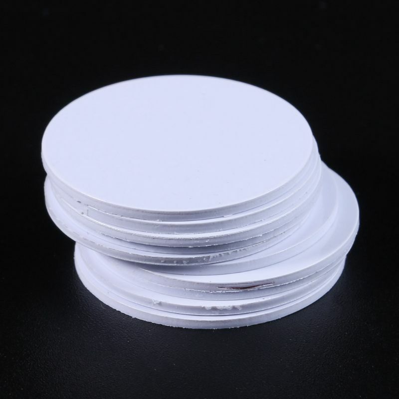 10pcs NFC Ntag215 Coin TAG Sticker Key 13.56MHz NTAG 215 Universal Label RFID Ultralight Tags Available Adhesive Labels Phone