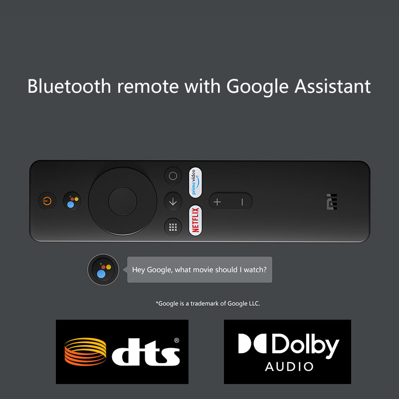 إصدار عالمي من شاومي عصا تلفزيون أندرويد 9.0 HDMI متوافق مع مشغل وسائط تدفق الصوت 1 + 8GB بلوتوث واي فاي Netflix مساعد جوجل