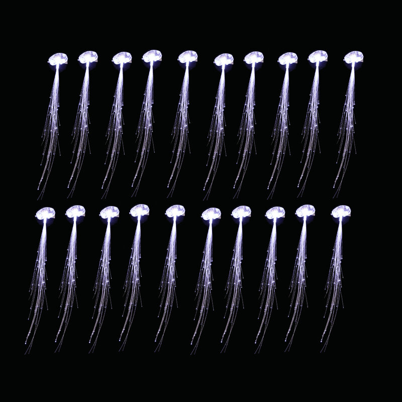 20 sztuk LED Lights klamry do włosów pasmo włosów do przedłużania włosów zaopatrzenie firm Favor