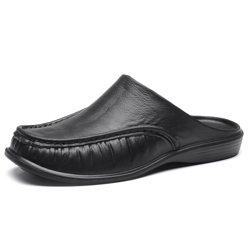 JUMPMORE – chaussures de marche confortables et souples à enfiler pour hommes, demi-pantoufles décontractées EVA, taille 40-47