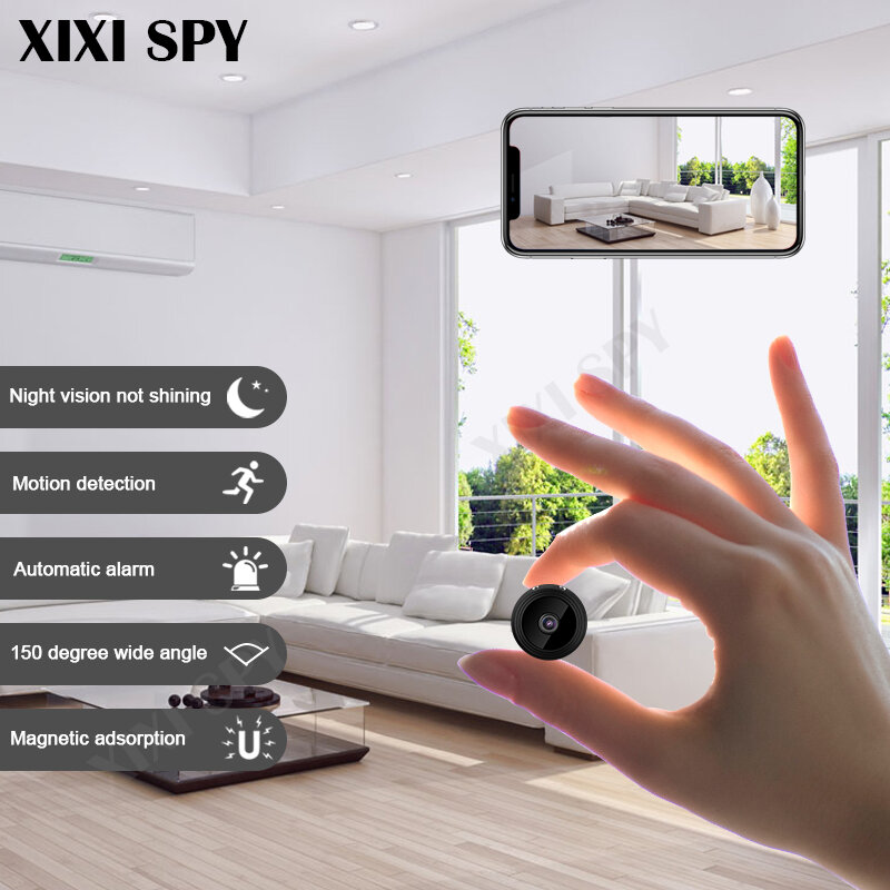Mini Wifiกล้องIP Hd Secret Cam Microขนาดเล็ก 1080Pไร้สายVidecamบ้านกลางแจ้งXIXI SPY