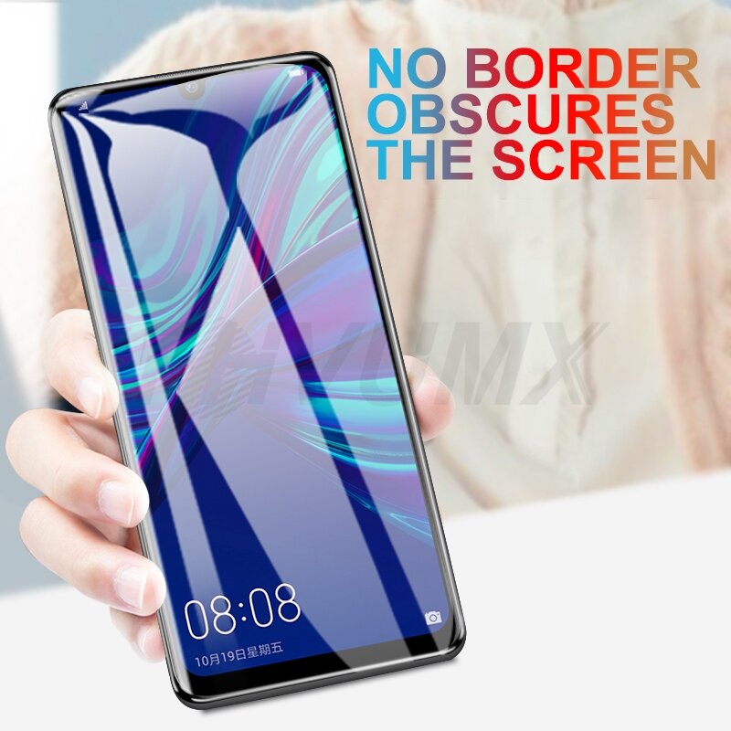 Capa protetora para smartphone, proteção de tela em vidro temperado, ideal para huawei modelos y5p, y6p, y7p, y8p, y6s, y7s, y8s, y9s, y5, lite, y6, y7, y9 prime 2018, 2019