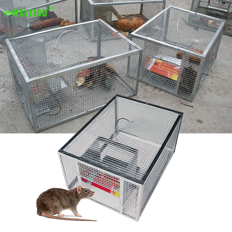 Trampa para ratones automática de gran espacio para el hogar, jaula de seguridad e inofensivo de alta eficiencia