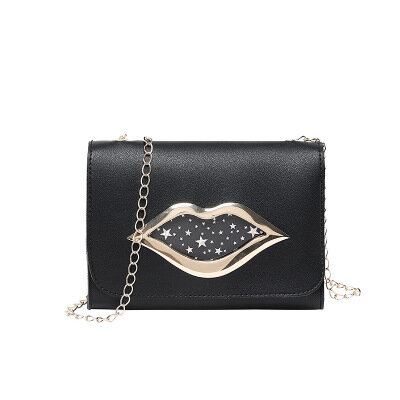 Grand sac à bandoulière en cuir pour femmes, marque à la Mode, avec des étoiles scintillantes, 2021
