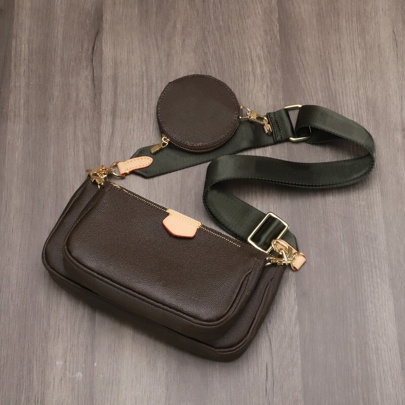 3-IN-1 Shoulder Bags Fashion Handbags Brand Messenger Bags for Women Pu Leather Crossbody Bag Lady Small Purse Handbag Totes