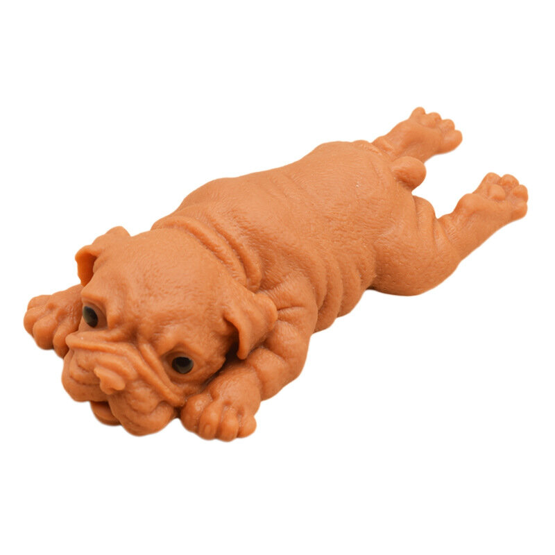 Mainan Pereda Stres Mainan Dekompresi Anti Stres Anjing Licin untuk Anak-anak Dewasa Hadiah Lucu Anjing Shar Pei Lembut Baru