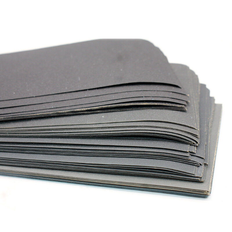 กระดาษทรายเปียก 60 ถึง 7000 กรวด Assortment Abrasive กระดาษแผ่นสำหรับขัดการตกแต่งเฟอร์นิเจอร์ไม้ 230*92 มม.