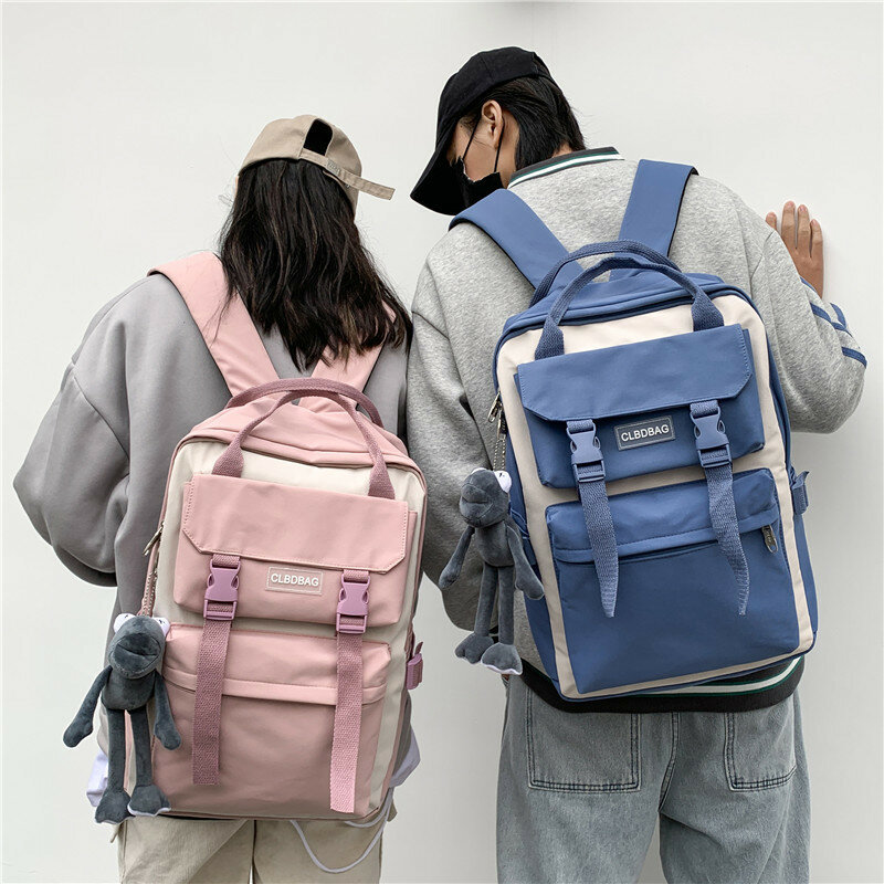 Teenage Girls School Bags Women Backpack for Boys Teen Student Bookbags Oxford Large Capacity 2021 New