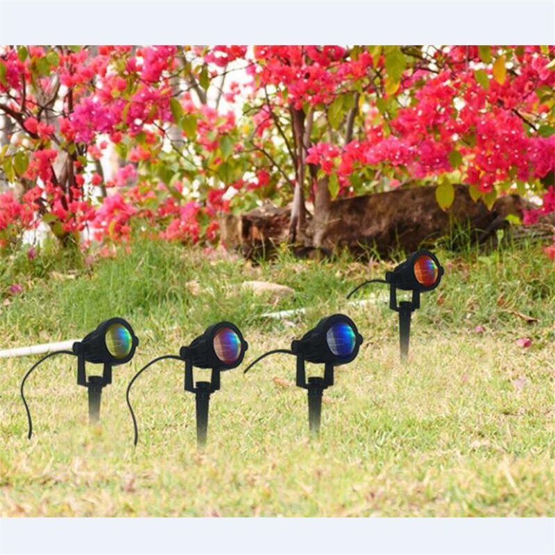 На открытом воздухе садовый светильник s закат проекции USB лампа Радуга проектор светодиодный Атмосфера ночной Светильник украшение стены ...