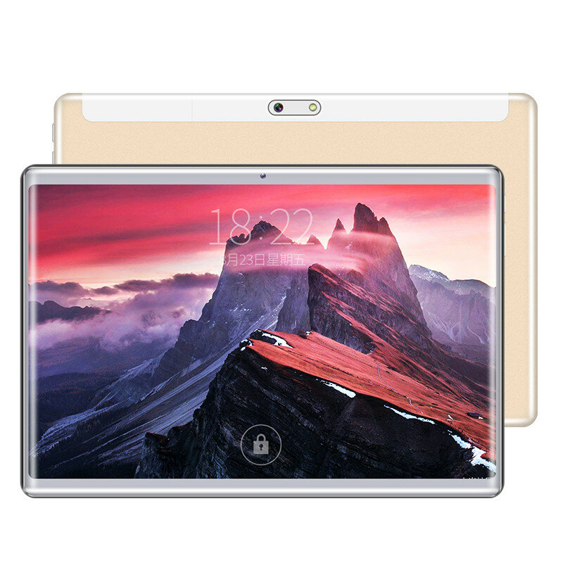 2020 nowy 10.1 calowy 6G + 128GB 2.5D szklany Tablet ekranowy 10 rdzeń Dual SIM 4G LTE FDD 5.0 MP GPS Android 8.0 google tablet pc