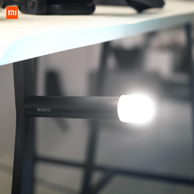 Youpin beebest luz forte zoomable lanterna portátil ao ar livre ultra brilhante tocha multi-função luz de bicicleta sos flash luz