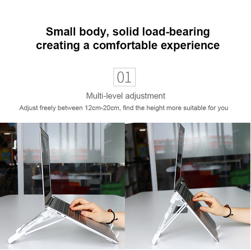 Soporte ajustable y plegable para portátil, Base para Macbook Pro, almohadilla de refrigeración para ordenador portátil