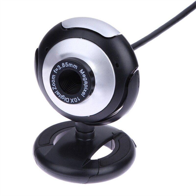 Webcam USB 2.0 HD 16M Megapixels Power Web Camera 360 Degree Night Vision Webcam MIC Clip-on For Desktop Laptop Web Camera