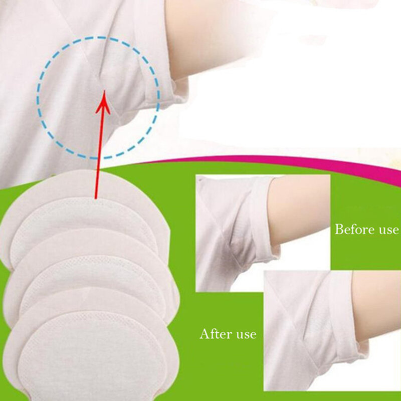 Verano desodorantes almohadillas de algodón axila bajo el brazo sudor almohadillas absorbente desechable Anti desodorante de transpiración 2 uds
