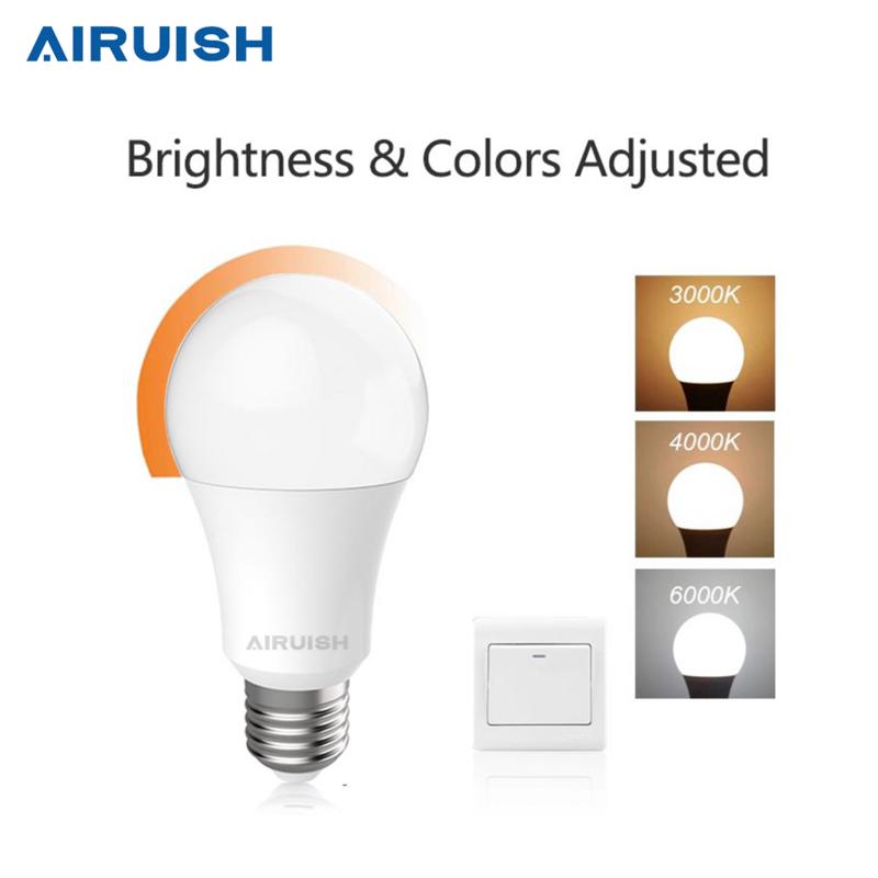 Smart WIFI bulb, compatible with Alexa and Google Assistant, LED color changing light, dimmable and application, full color, 9W,