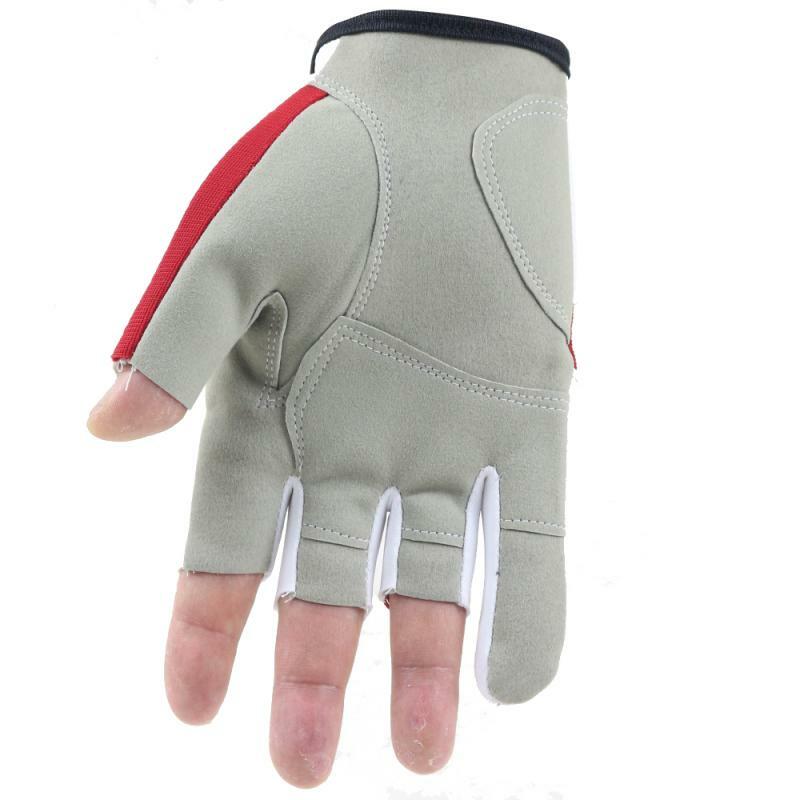 Рыболовные перчатки с четырьмя пальцами для приманки, водонепроницаемые нескользящие перчатки для сенсорного экрана, рыболовные перчатки, прочные рыболовные велосипедные перчатки