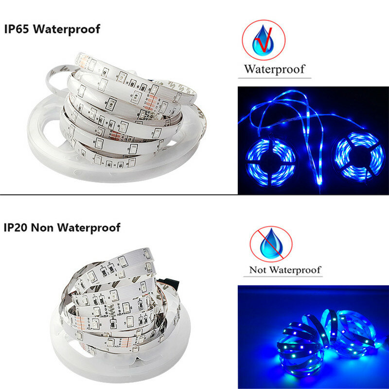 Luces listwy led rgb 5050 2835 elastyczna lampa 5M 10M taśma LED DC12V wodoodporne sterowanie Bluetooth taśmy led do pokoju