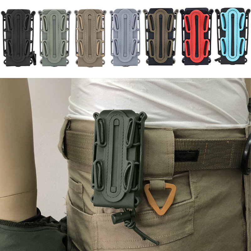 Bolsa de caza de nailon, soporte portátil de liberación rápida para actividades al aire libre, duradero, 9mm