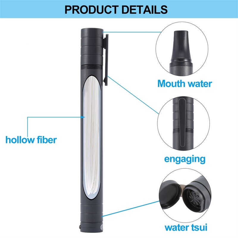 Black Water Purification Filtered Pen UF Hollow Fiber Membrane Removing Waterborne Replacement Pre-filter