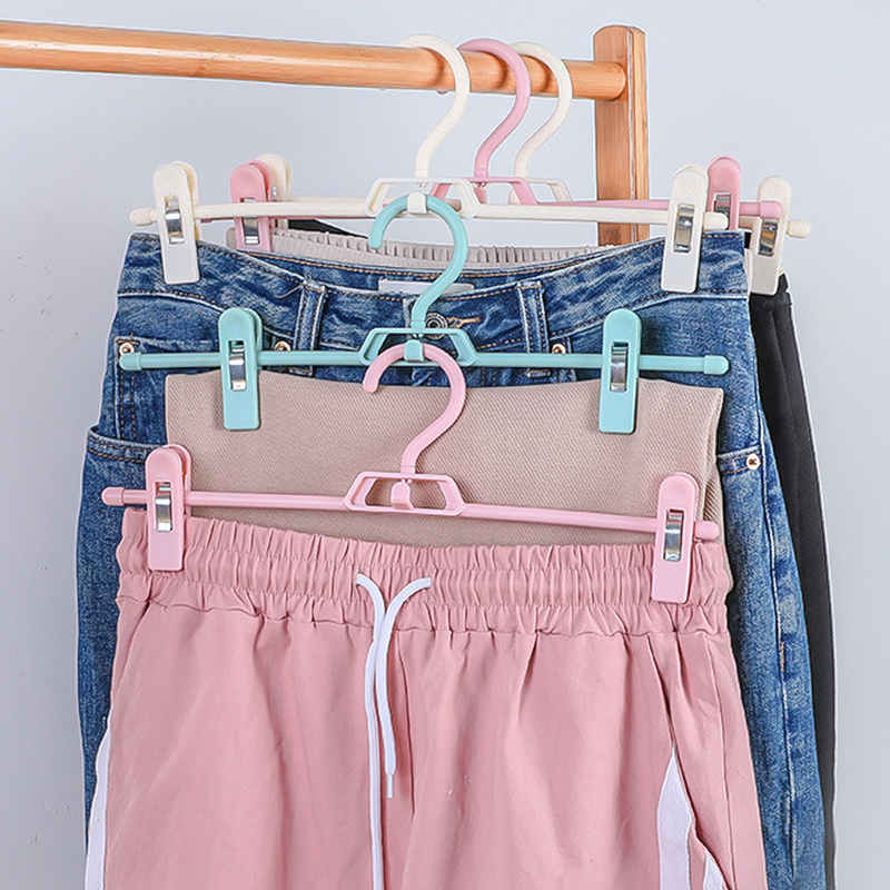 Wielofunkcyjny stojak do przechowywania spodni wieszak na spodnie regulowany wieszak szafa organizator spinacze do prania do spodni spódnica spodnie