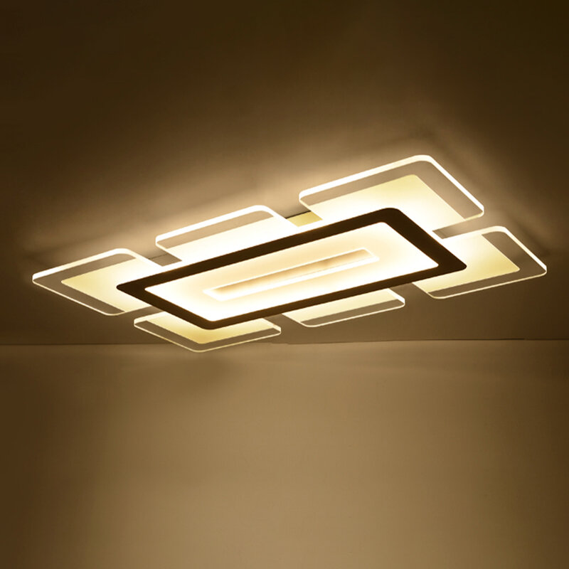อะคริลิคโคมไฟเพดานโมเดิร์นสำหรับห้องนั่งเล่นห้องนอนโคมไฟเพดาน LED โคมไฟ