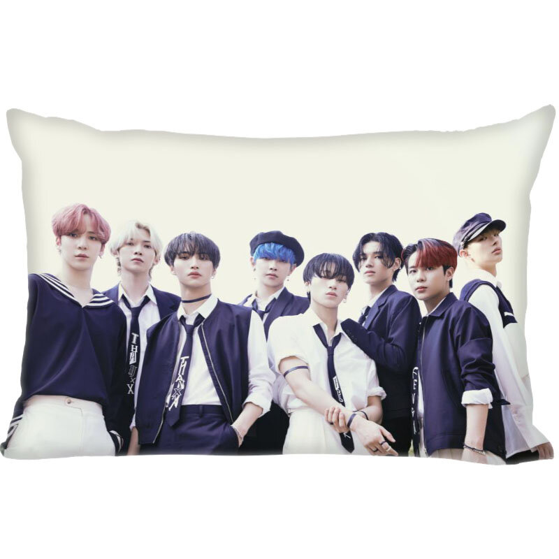 Hot Sale Custom Double Sided Pillow Slips Singer ATEEZ Rectangle Pillow Covers Bedding Comfortable Cushion/High Quality