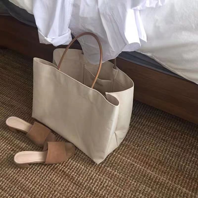 Asual Tote bag per donna big bag designer leisure borsa di alta qualità borsa di tela bianca di grande capacità per lo shopping