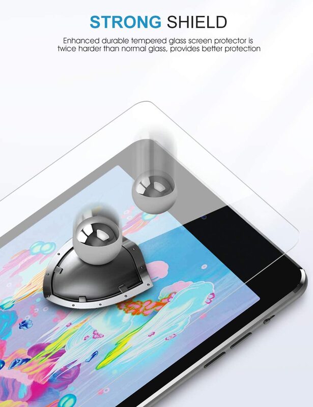 Layar Tempered Glass untuk Apple IPad 5/IPad 6 - Tablet Cakupan Penuh Antigores Layar Tahan-ledakan