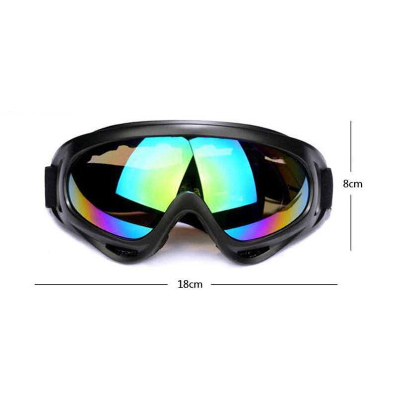 Winter Snow Sports Skiing Snowboard Snowmobile Anti-fog Goggles Windproof Dustproof Glasses UV400 Skate Ski Sunglasses Eyewear