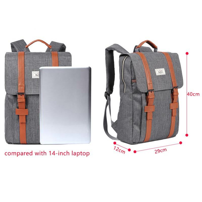 2021 Vintage Men Women Canvas Backpacks School Bags for Teenagers Boys Girls Large Capacity Laptop Backpack Fashion Men Backpack