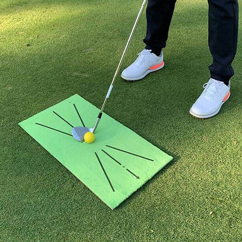 Mata do ćwiczeń golfowych do wykrywania huśtawki mrugnięcie Mini Golf praktyka pomoc szkoleniowa gra i prezent dla domowego biura użycie na zewnątrz