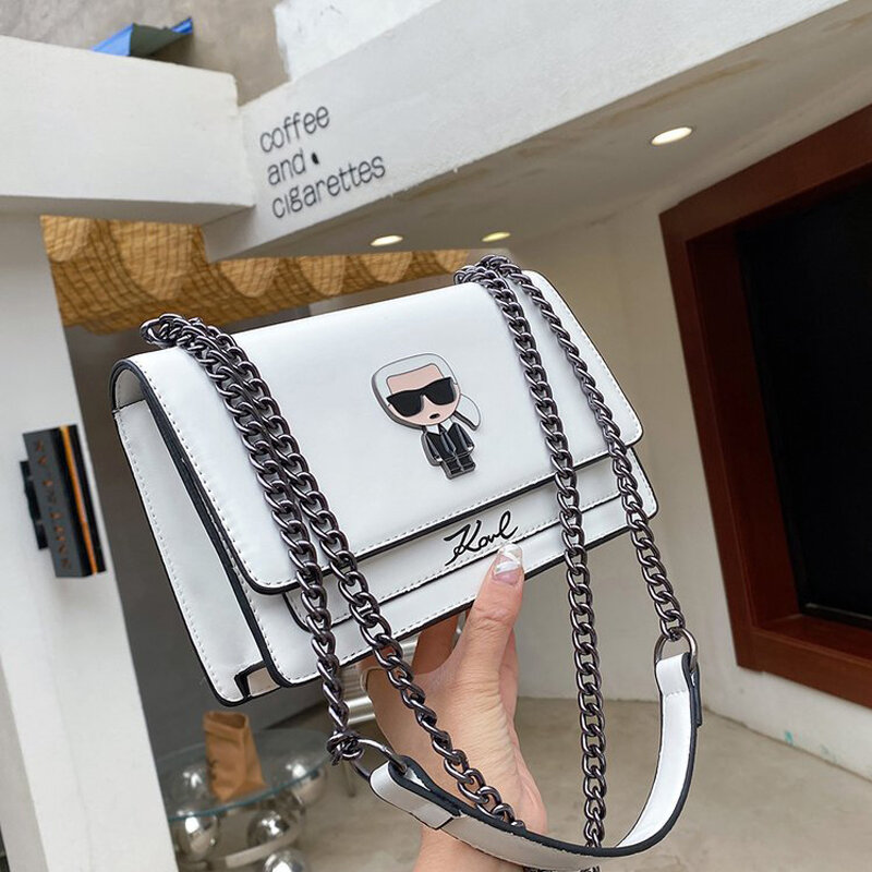 여성을위한 어깨 메신저 가방 2021 새로운 패션 럭셔리 브랜드 가죽 유명 디자이너 지갑과 핸드백 메신저 Bolsa